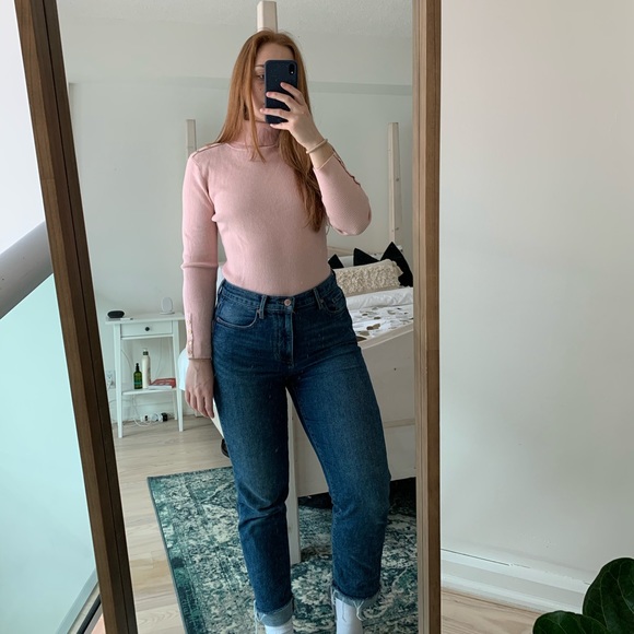 Pink Calvin Klein Turtleneck - Picture 2 of 4